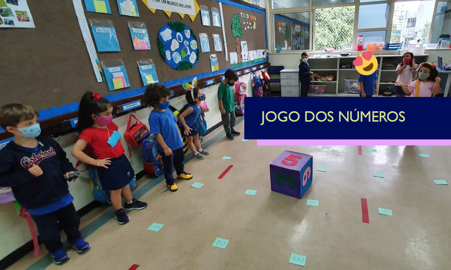 Jogo de educação para crianças corta e combina o mesmo número de